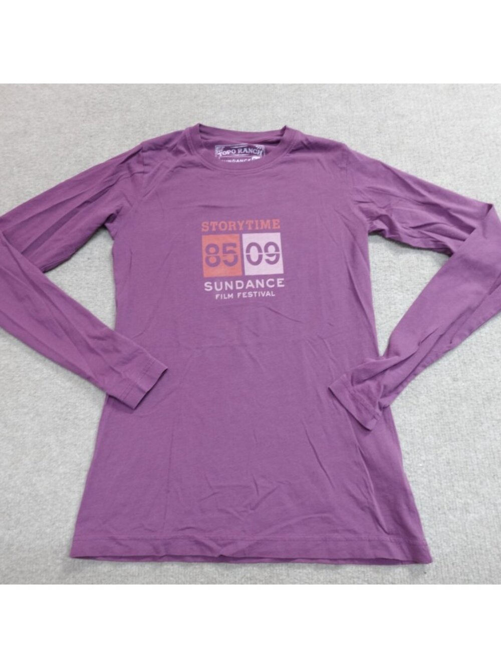 Vintage Sundance Womens Shirt Small Purple Film Festival 2009